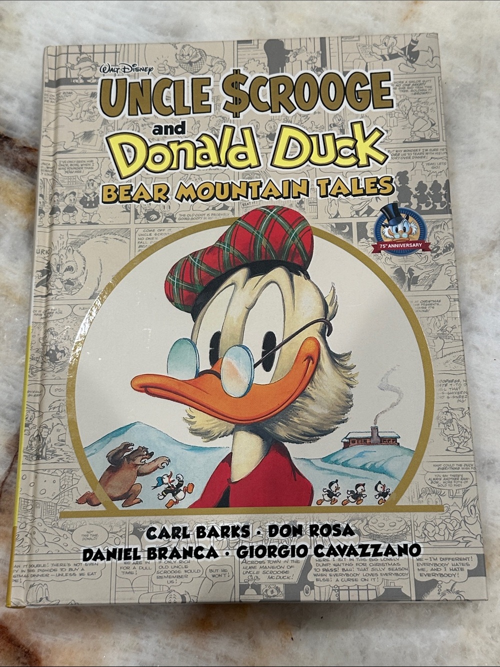 Disney Uncle $crooge and Donald Duck Bear Mountain Tales Hardcover Book